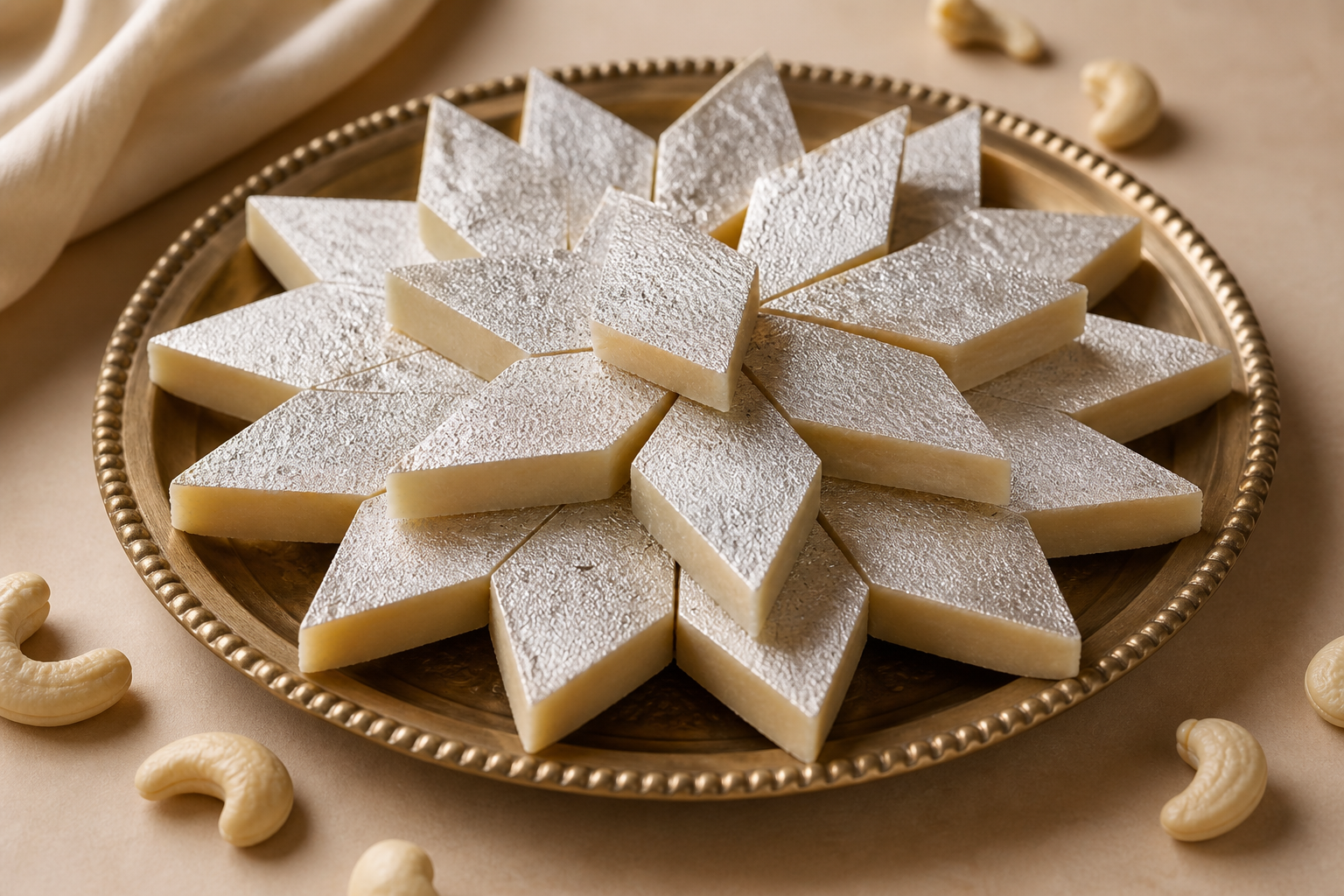 kaju katli mithai