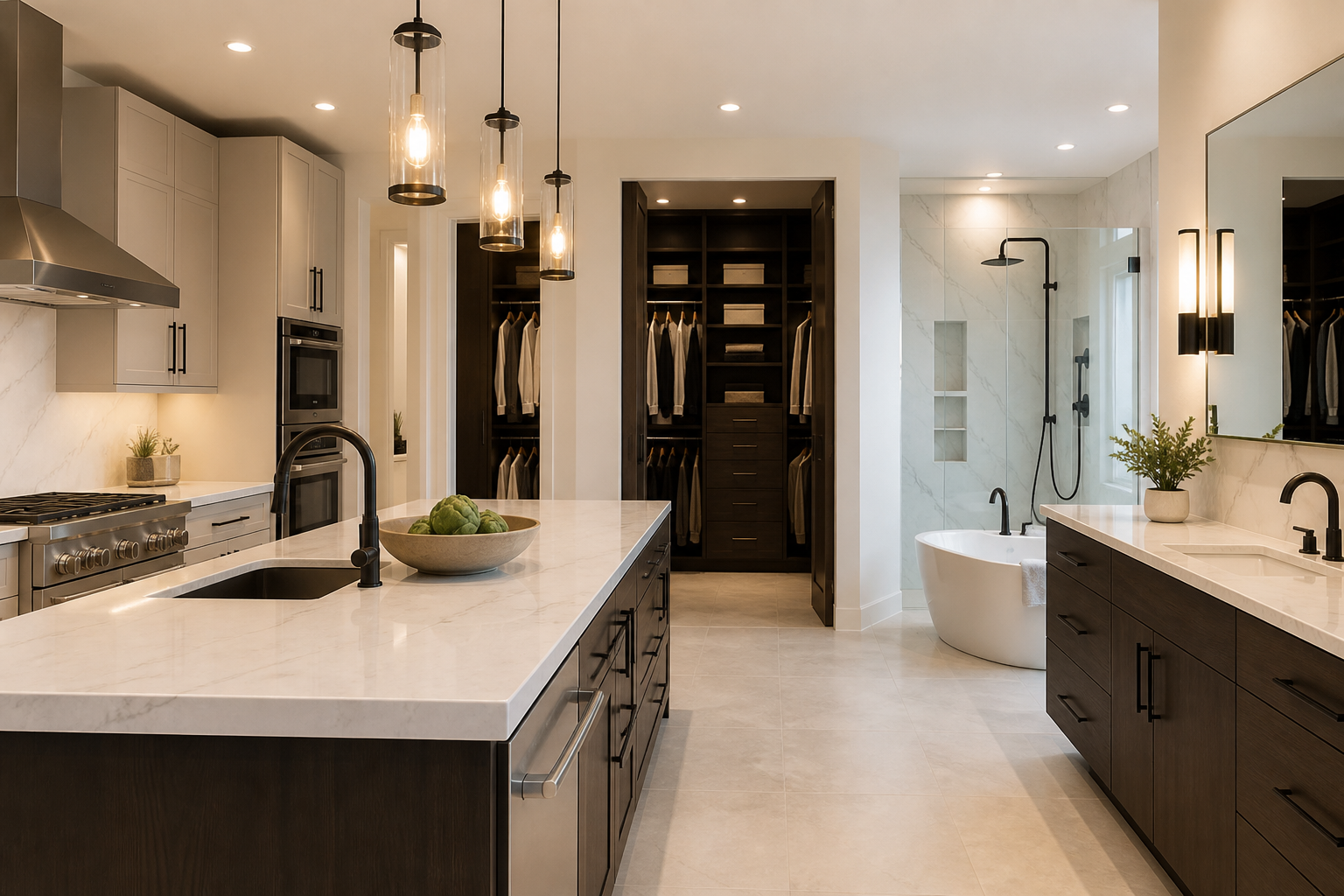 design kitchen and bathroom