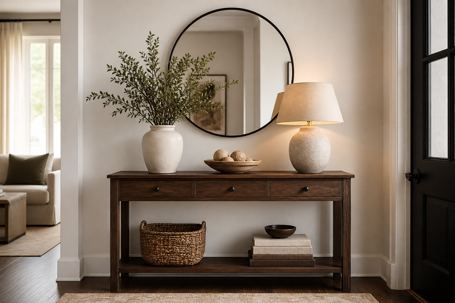 console table decorating ideas