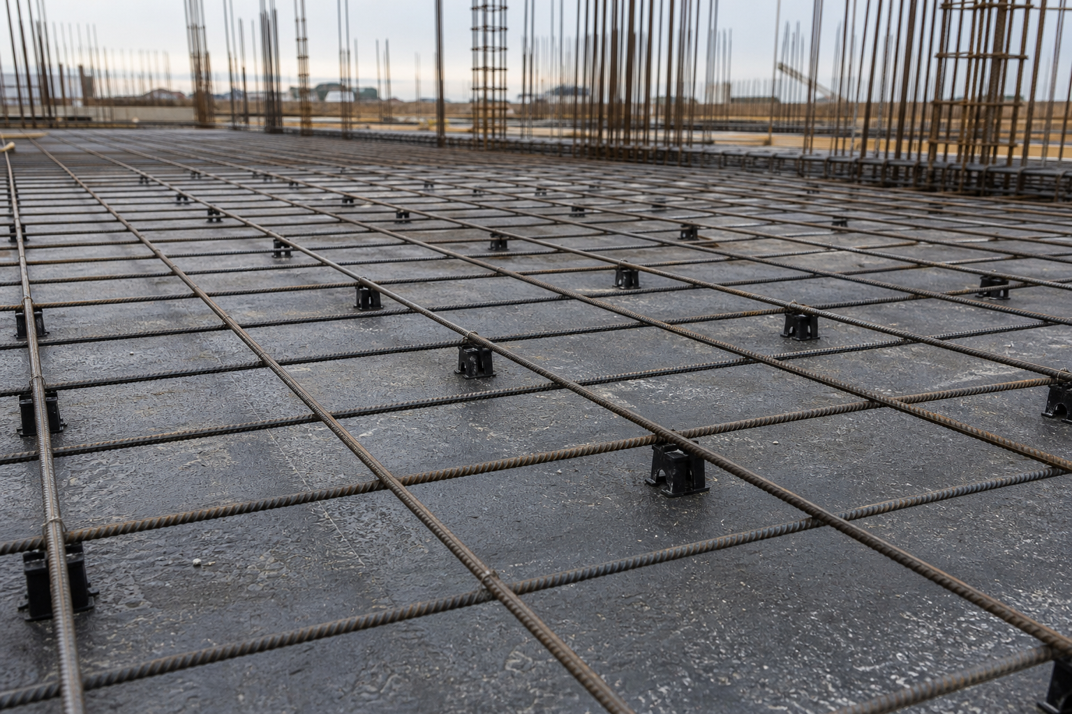 welded wire mesh slab reinforcement