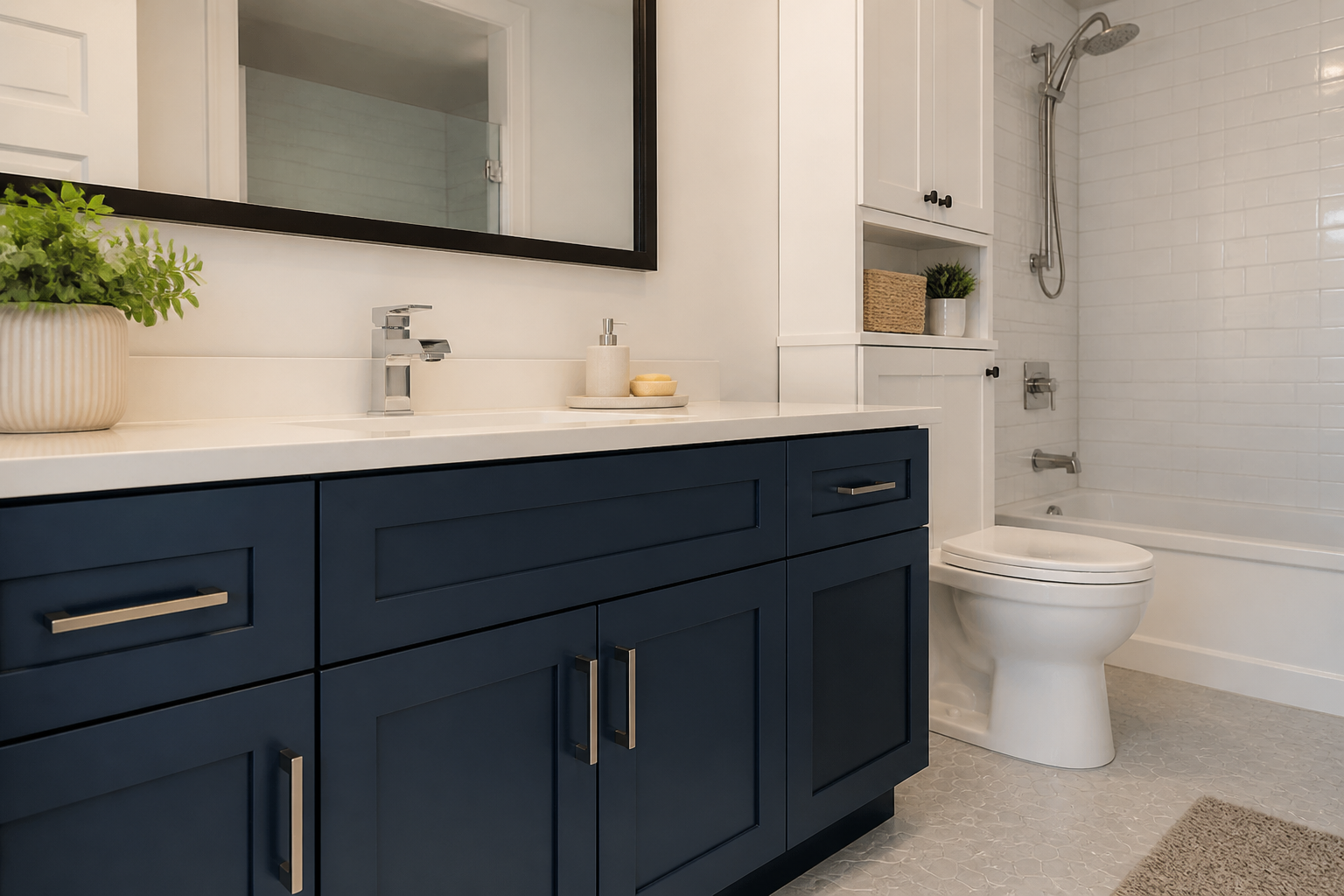 toronto bathroom cabinet updates on a budget