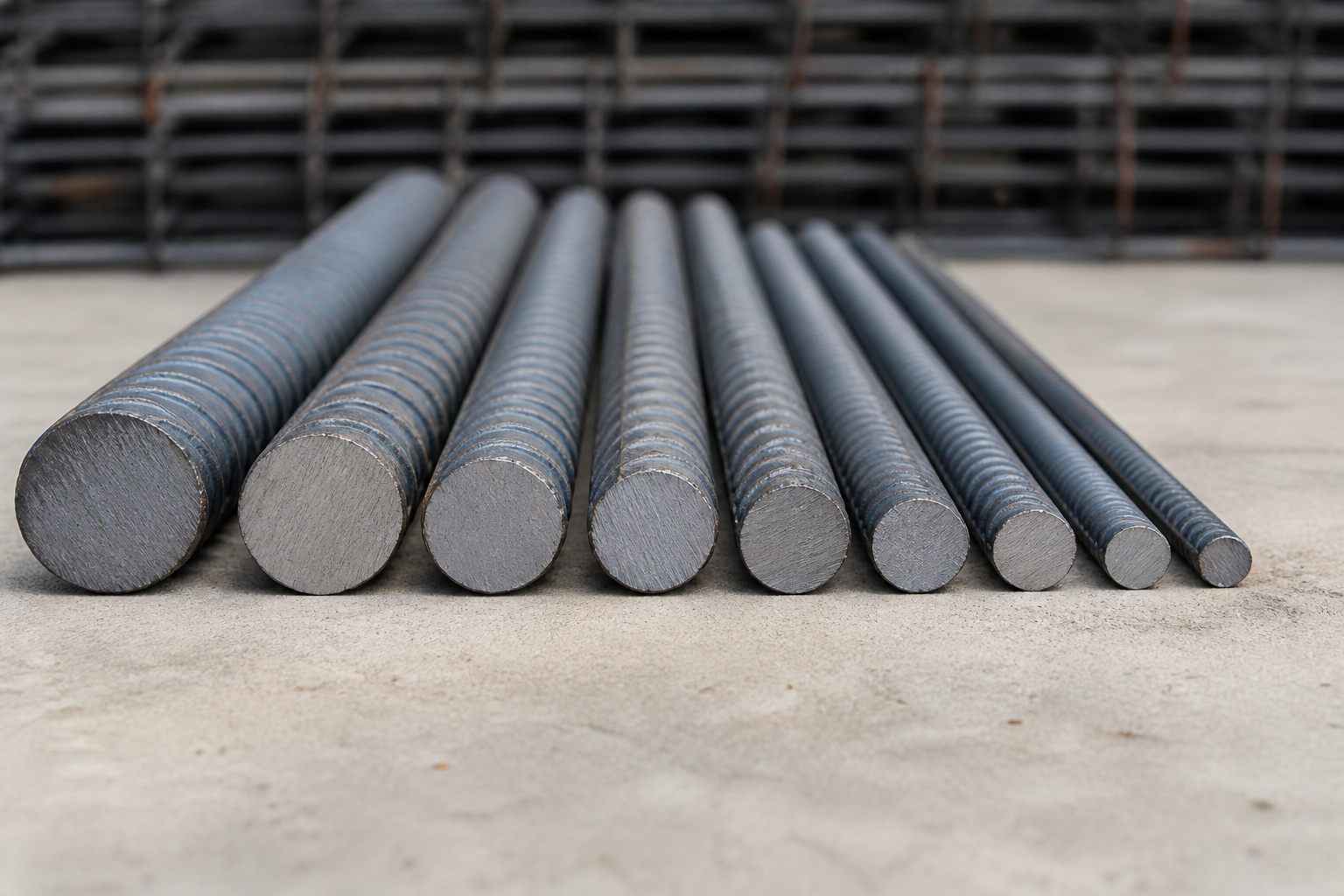 10M rebar size chart