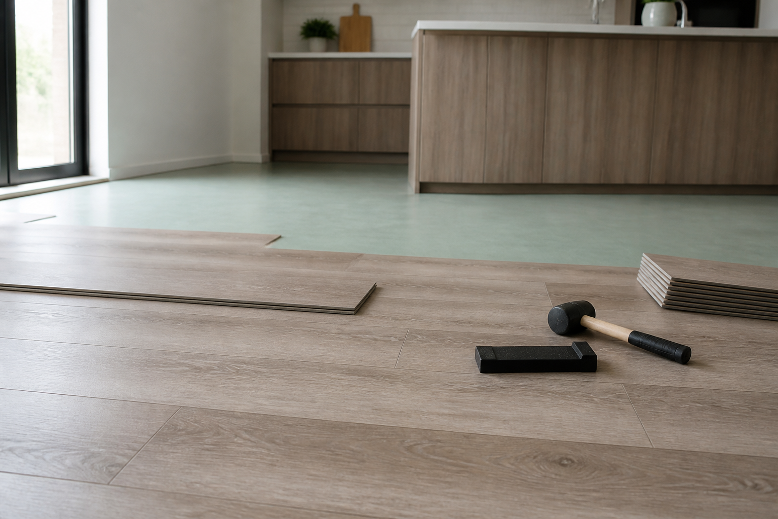vinyl plank flooring installer