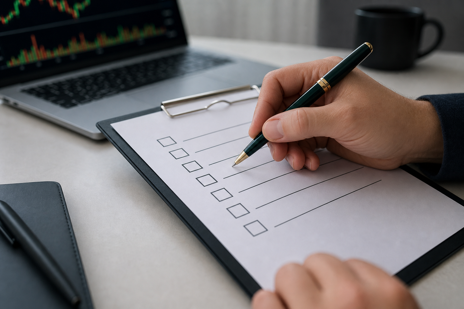A repeatable trade-level risk checklist you can apply every time — risk management in trading