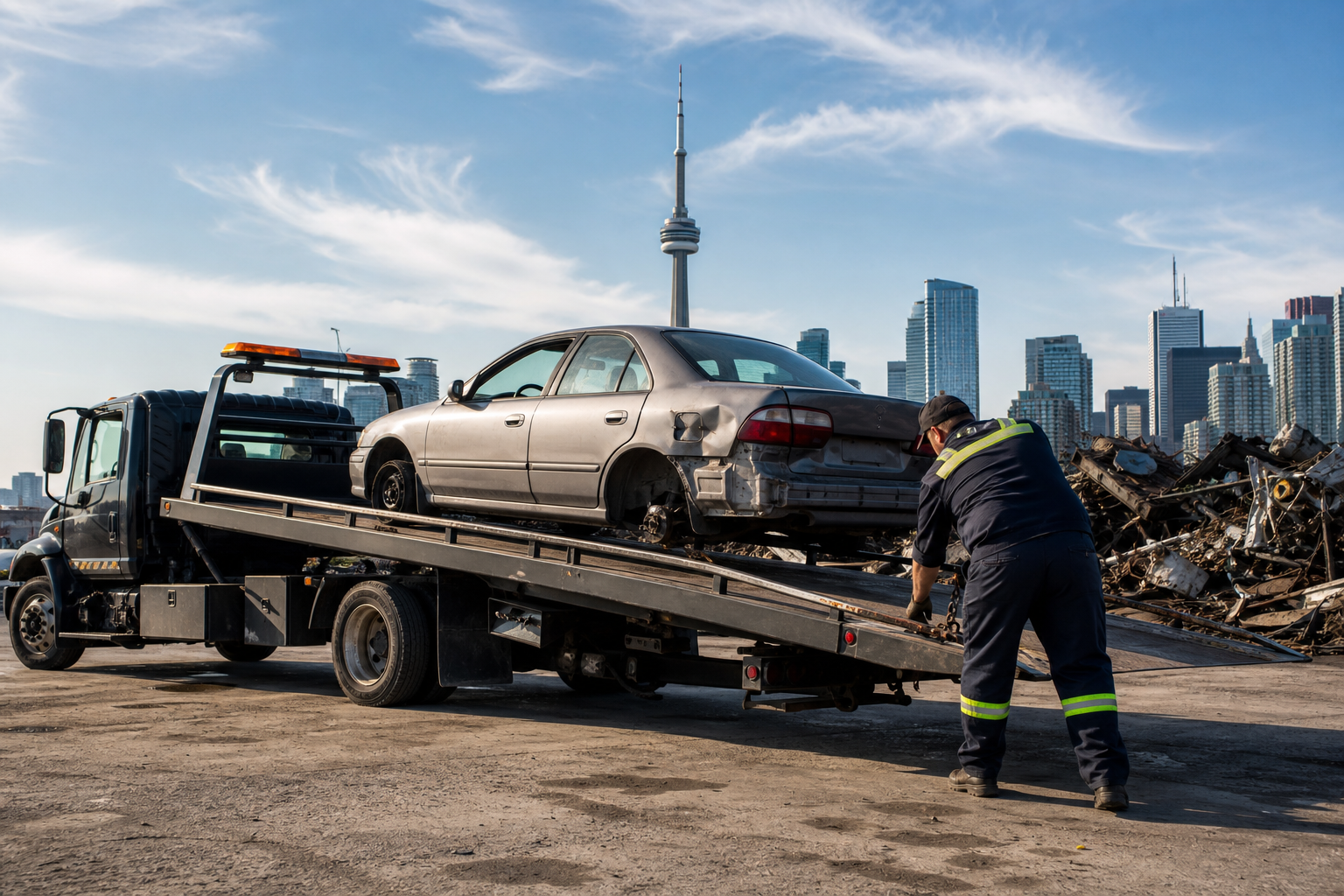 Where to drop off a scrap car in Toronto: drop‑off vs pickup?