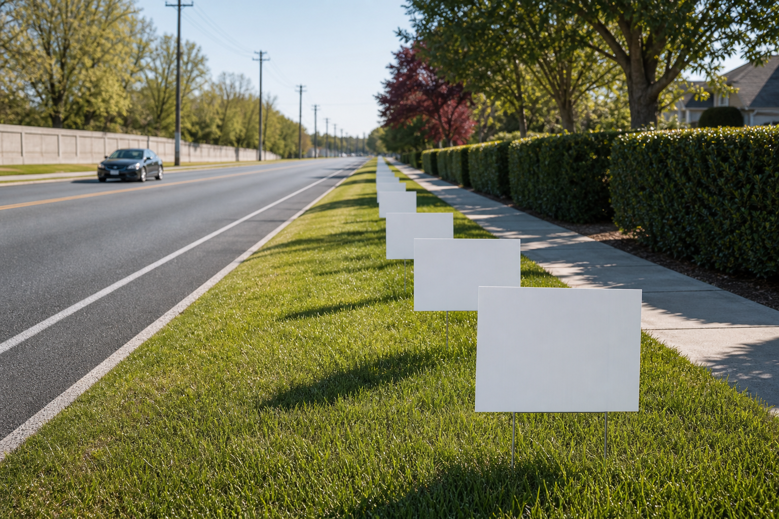 Attachment, placement and visibility tips to avoid wasted riders — custom riders for signs