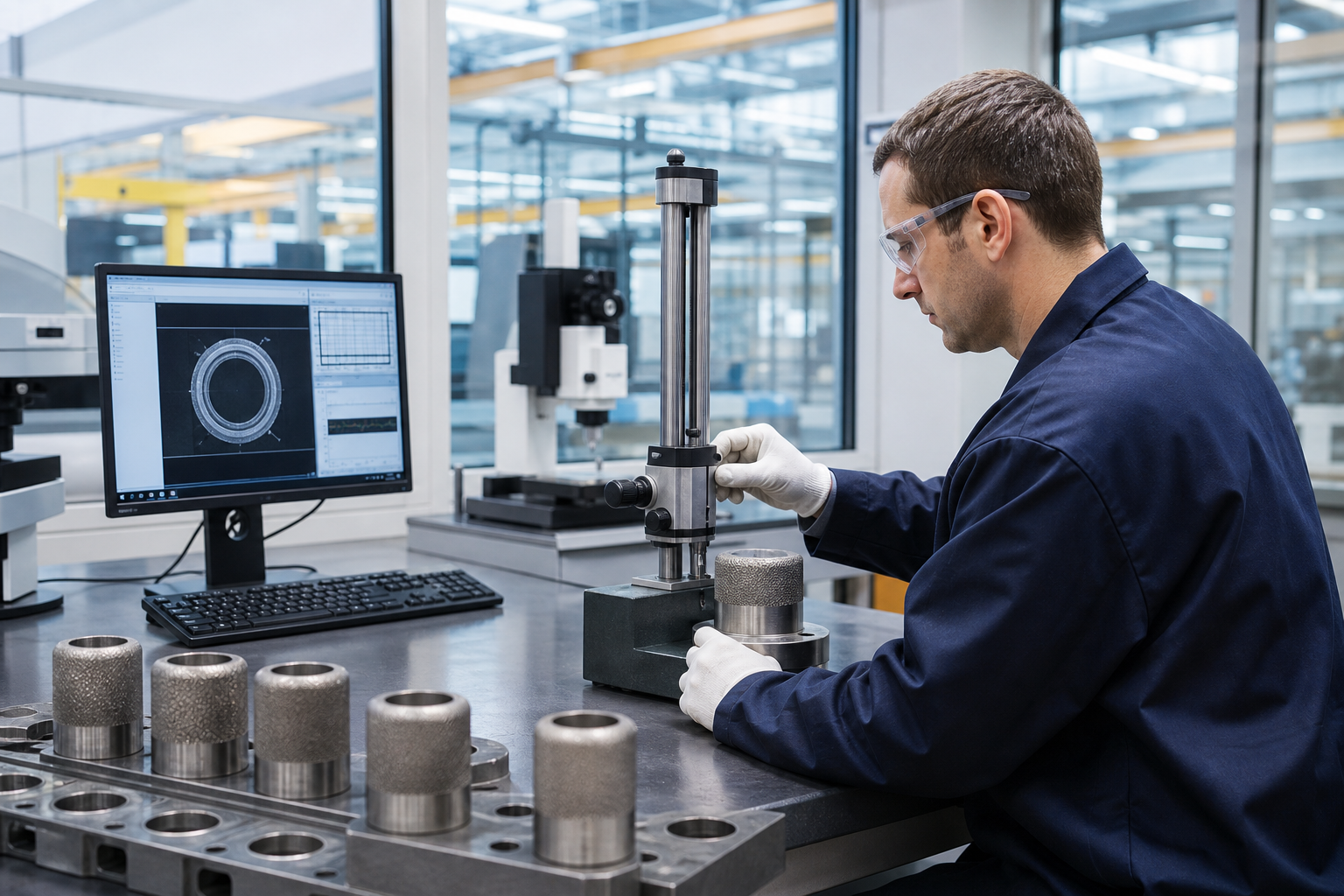 QC, test methods and qualification steps for regulated industries — thermal spray