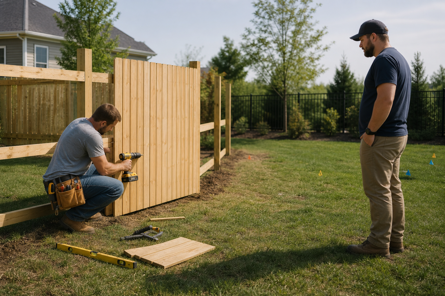 DIY vs hiring a professional: a decision guide tied to site complexity — fence installation process explained