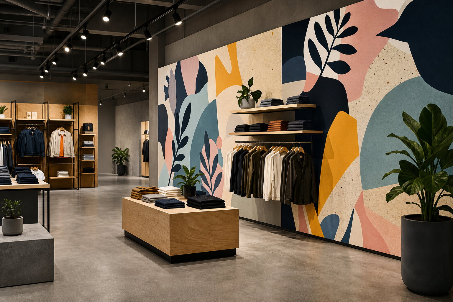 Retail wall graphics trends for store design teams