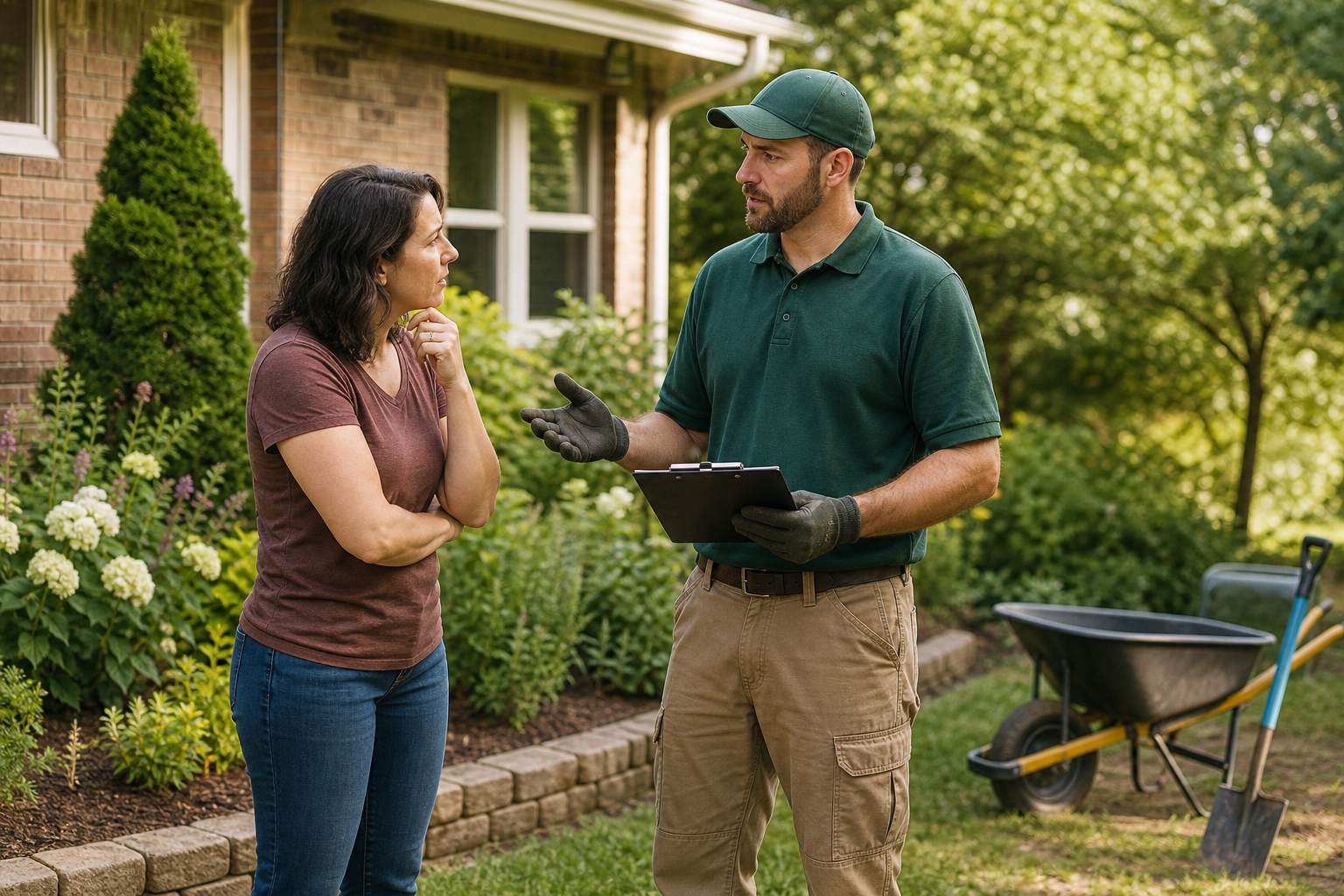 Questions to ask contractors, and red flags to watch for — garden bed cleanup and replanting