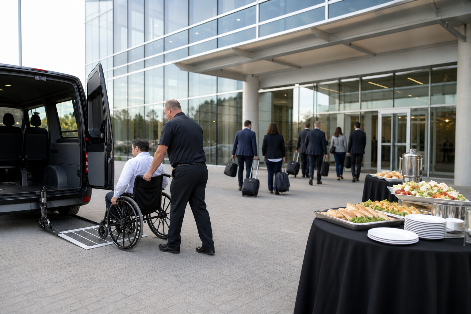 Logistics, AV, accessibility, and catering considerations — corporate event team building activities