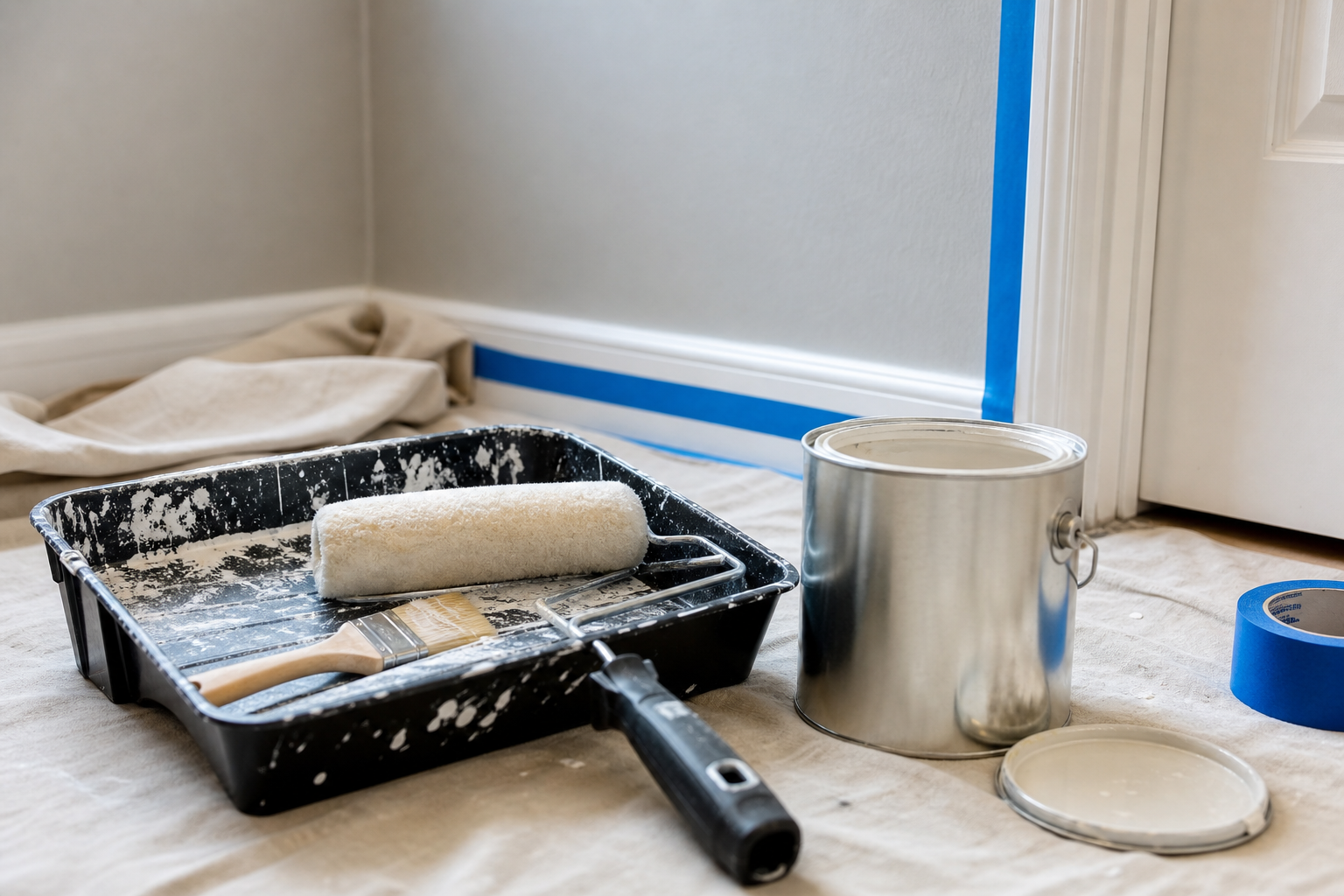 Room-by-room paint day checklist — house interior painting