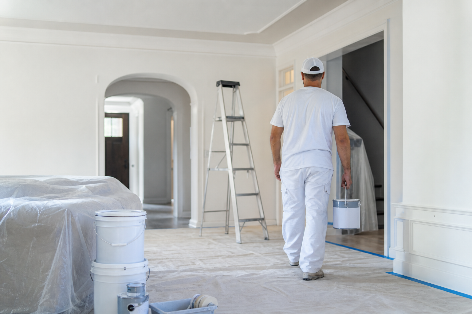 Scheduling, access, and on-site logistics to ensure on-time completion — house interior painting