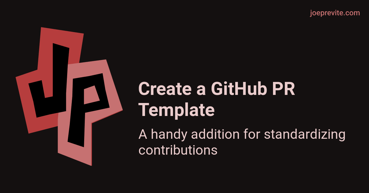 Create a GitHub PR Template