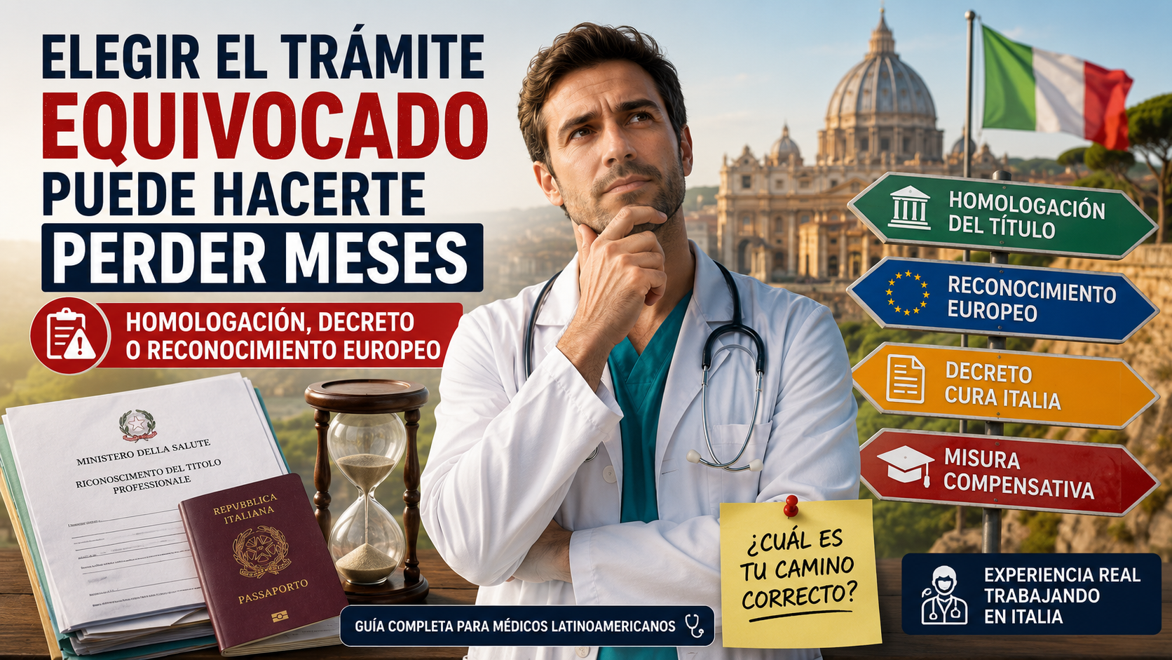 Elegir el trámite equivocado puede hacerte perder meses