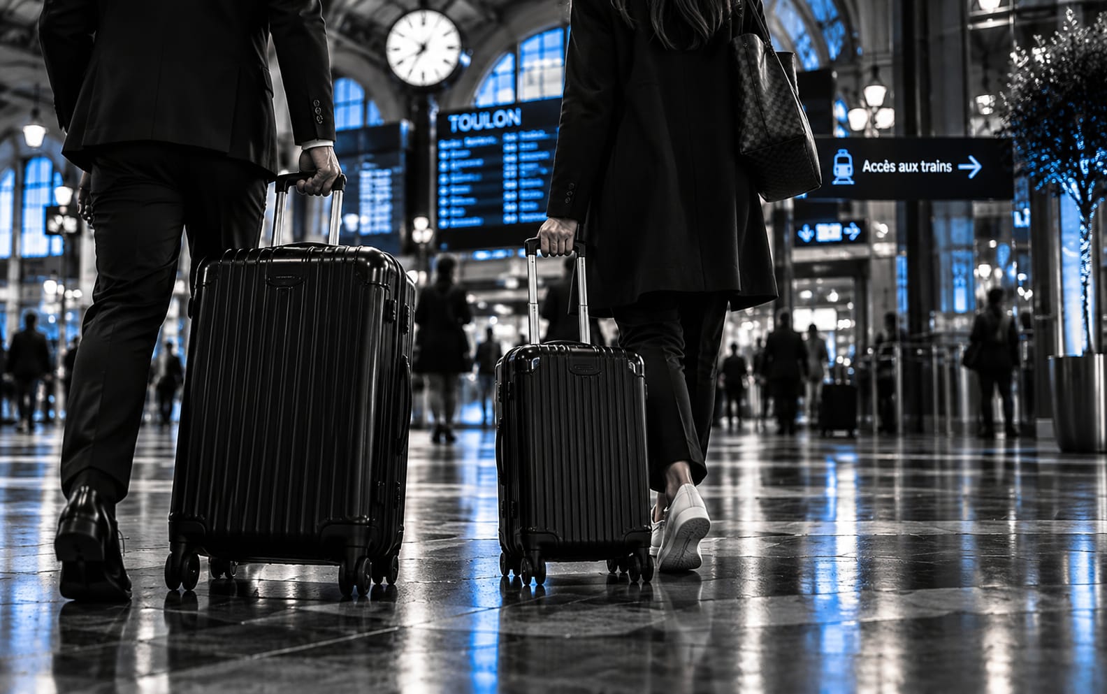 Transfert gare avec chauffeur VTC à Toulon - Paul Azur Driver