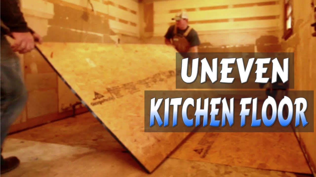 Kitchen Floor is Uneven Quick Fixes for a Level Surface