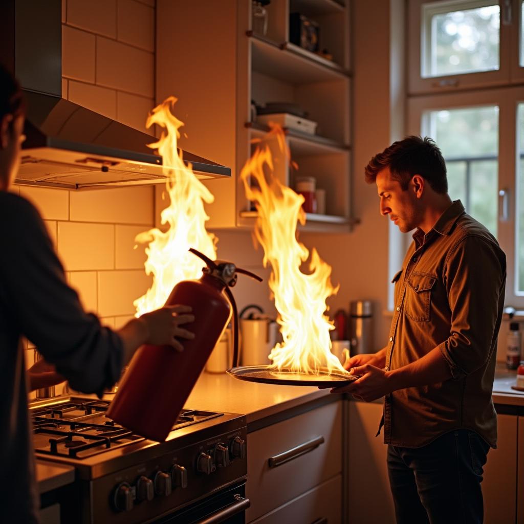 What to Do If a Kitchen Fire Starts: Quick & Safe Responses | Kitchen ...