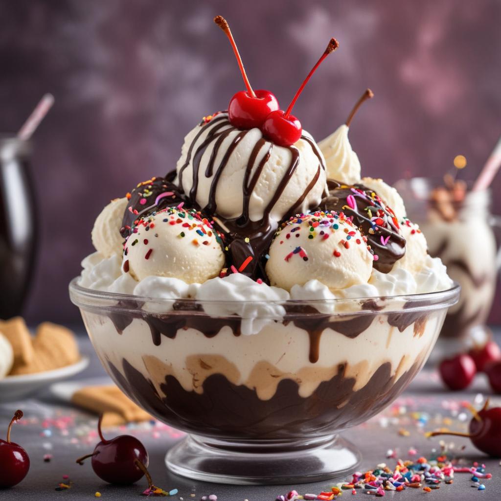 Homemade Ice Cream Sundae with All the Toppings: Create the Ultimate ...