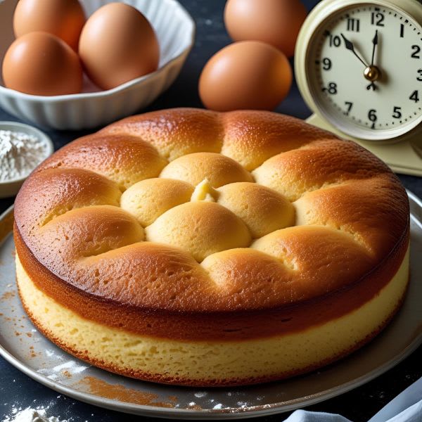 5-Ingredient Vanilla Sponge – Minimalist Magic