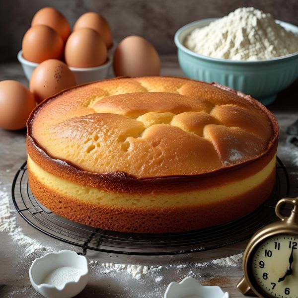 5-Ingredient Vanilla Sponge – Minimalist Magic
