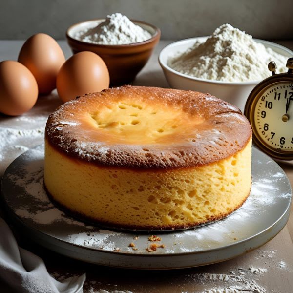 5-Ingredient Vanilla Sponge – Minimalist Magic