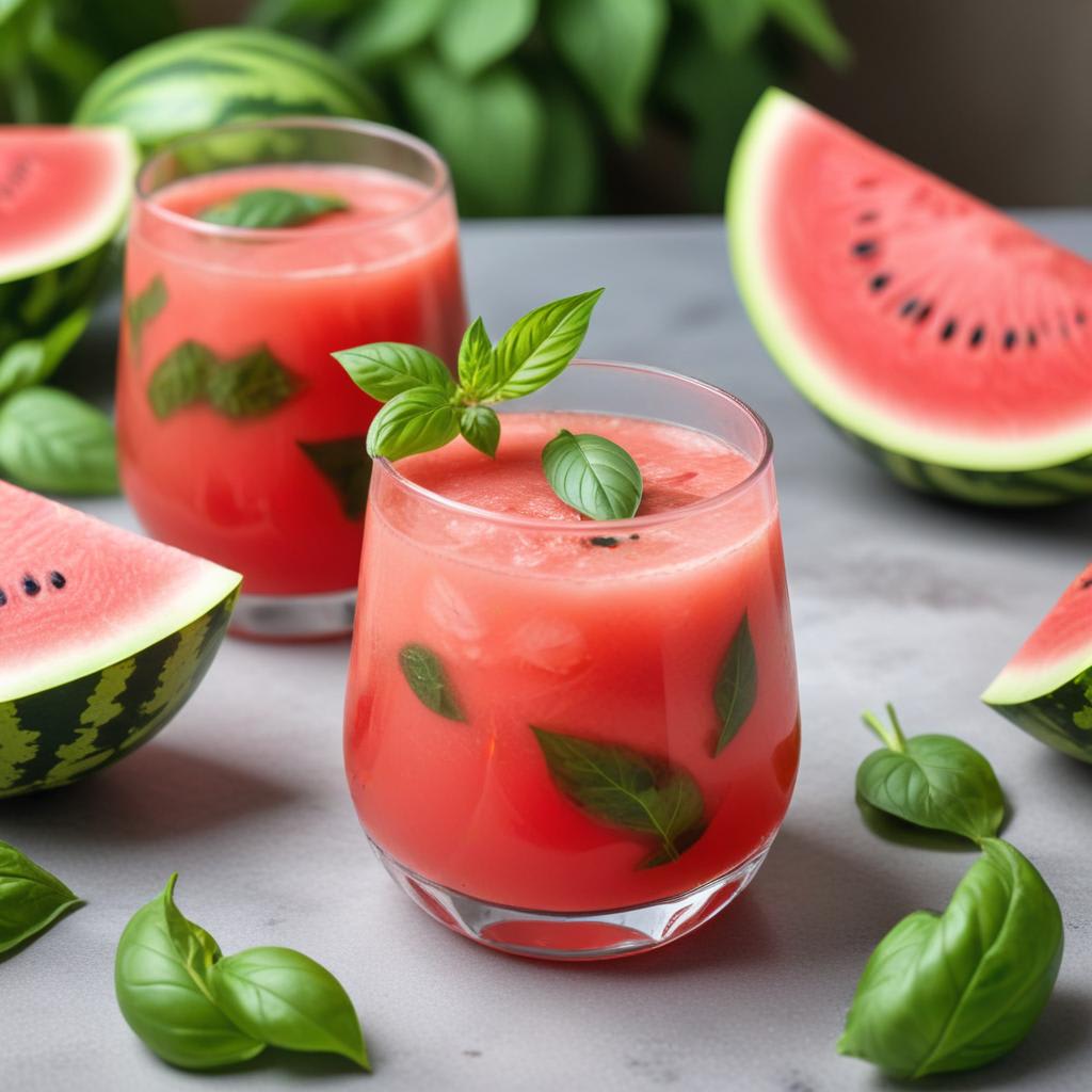 The Ultimate Watermelon Basil Drink Recipe Fresh Summer: Cool Down in ...
