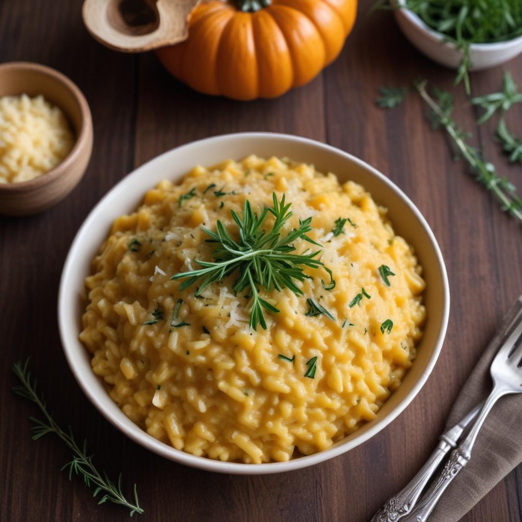 Italian Halloween Dinner Recipes with Pumpkin from Scratch: Risotto ...