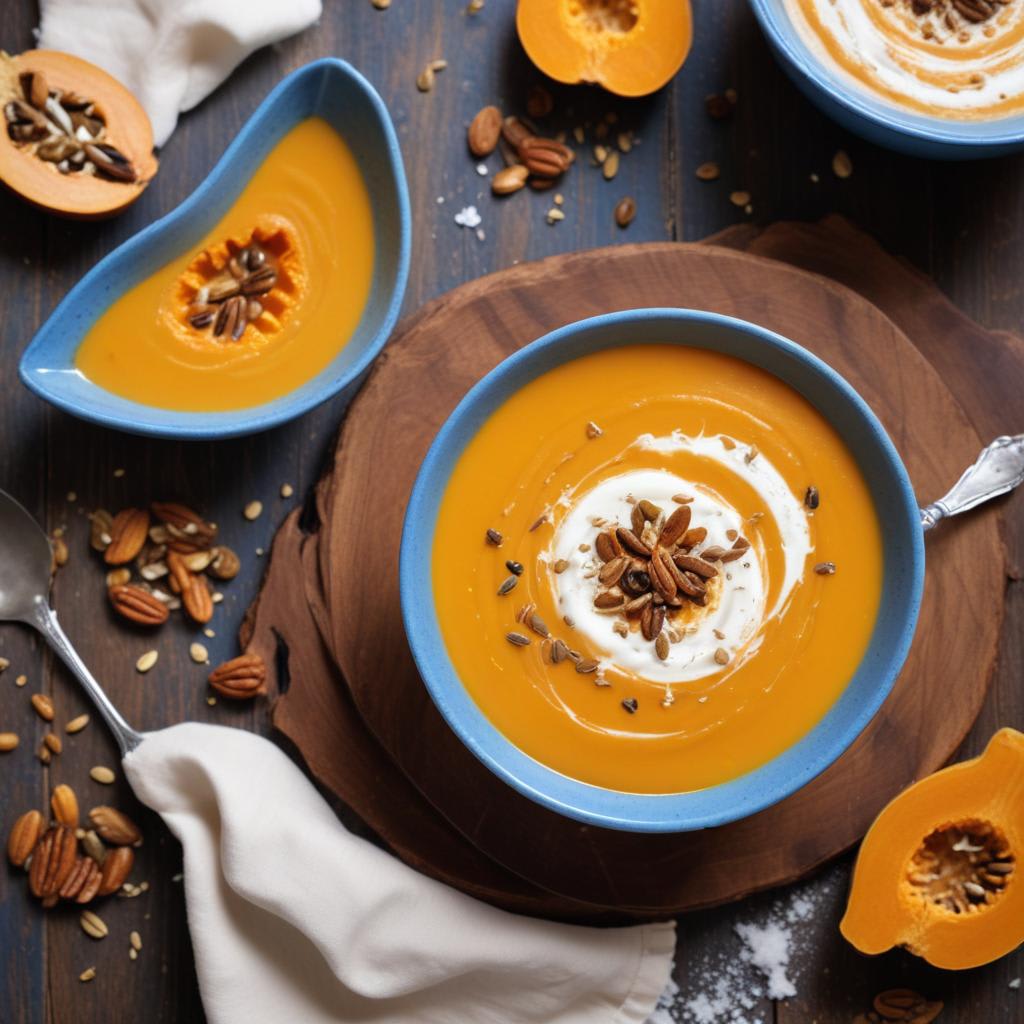 Silky Vegan Butternut Squash Soup with Coconut Milk: Dairy-Free Delight