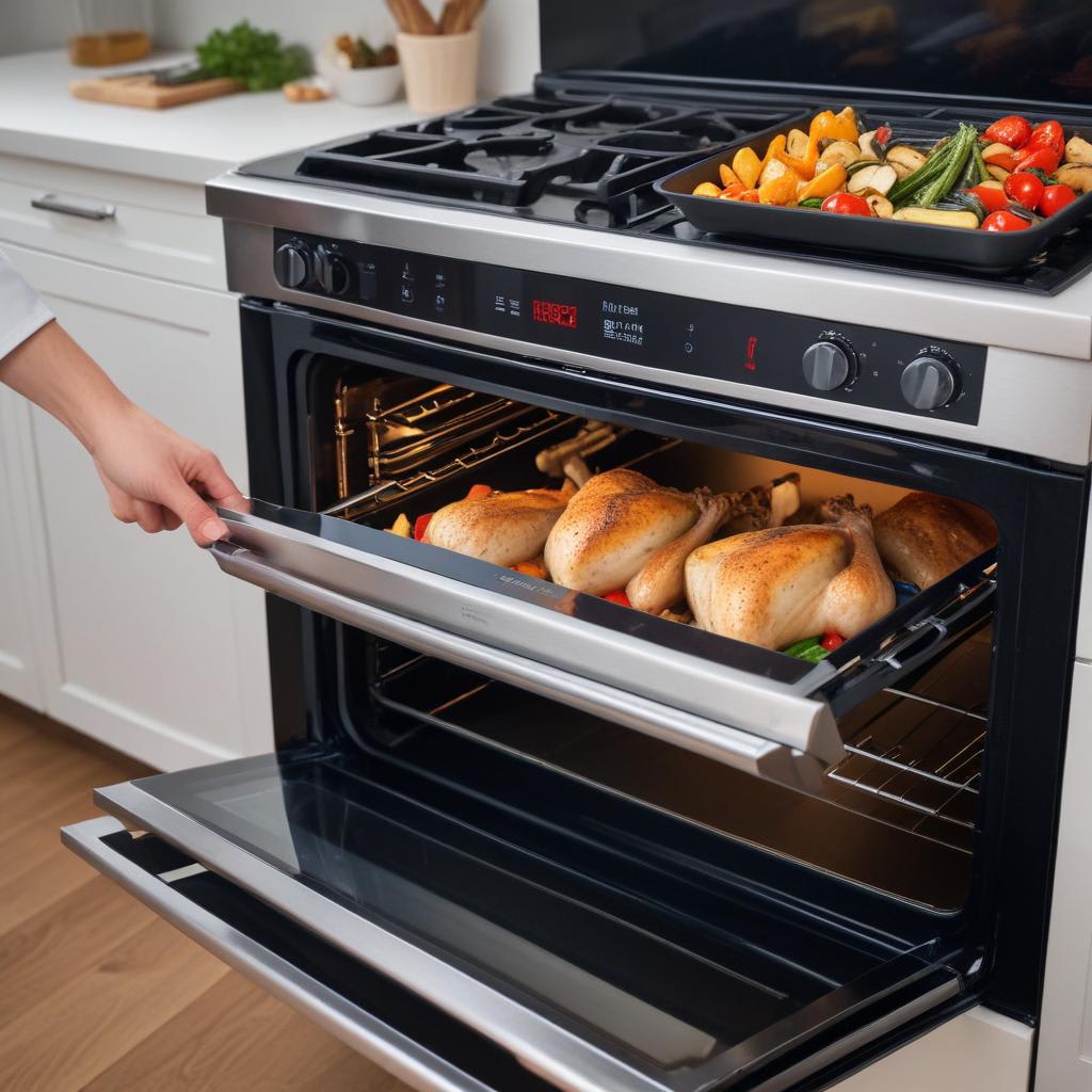 What are the features and benefits of a Bosch electric oven range for ...