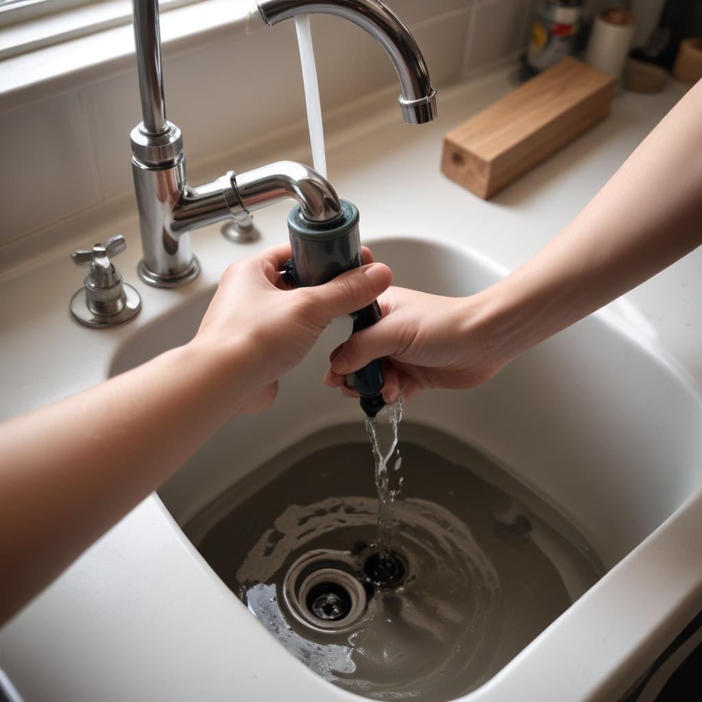 How to fix a clogged kitchen sink without calling a plumber?