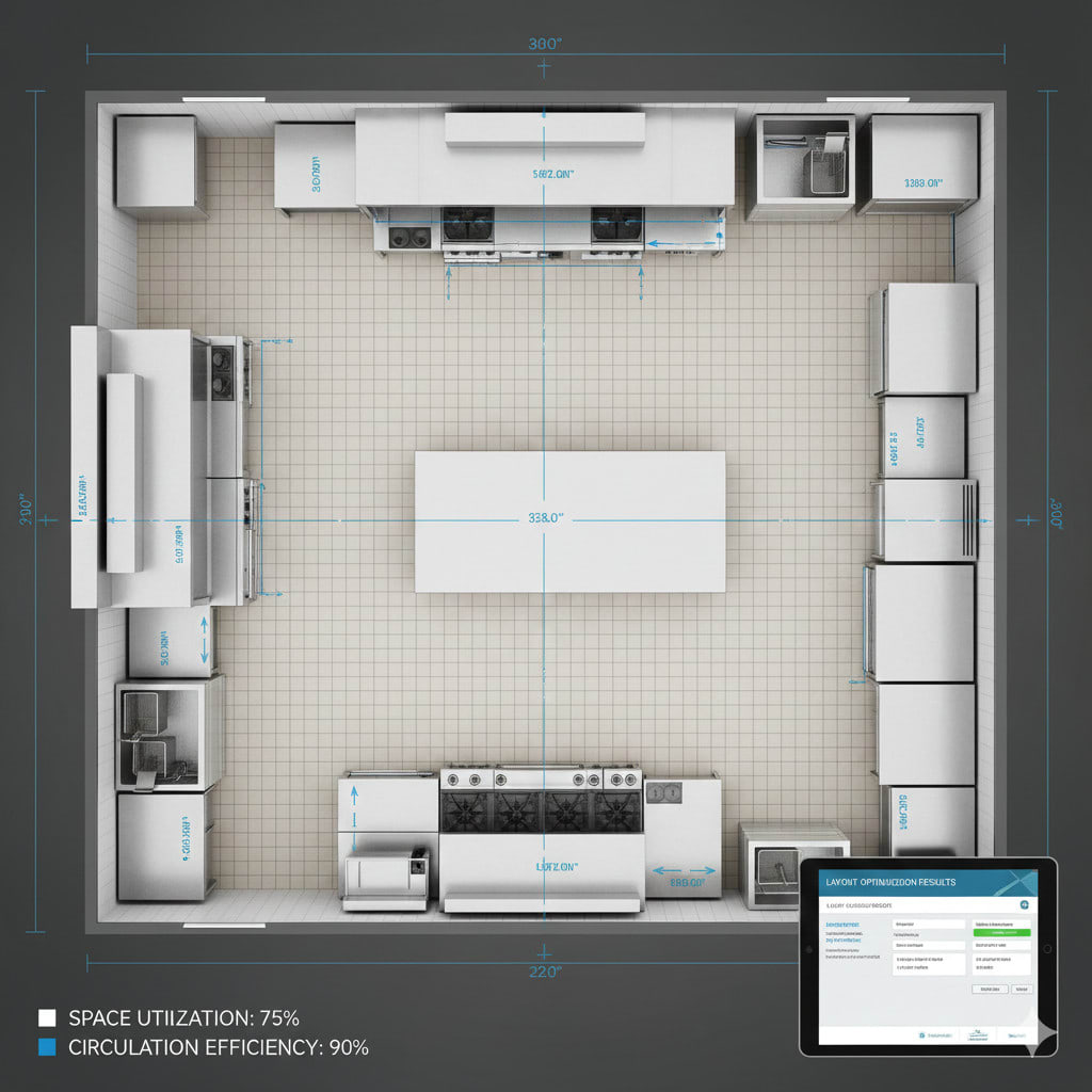Equipment Layout Space Utilization Planner