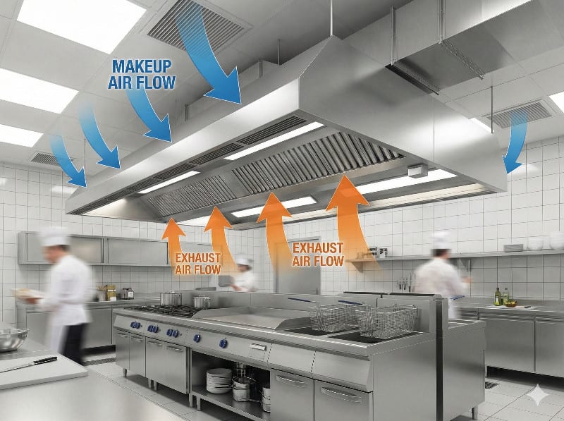 Vent Hood and Makeup Air Calculator