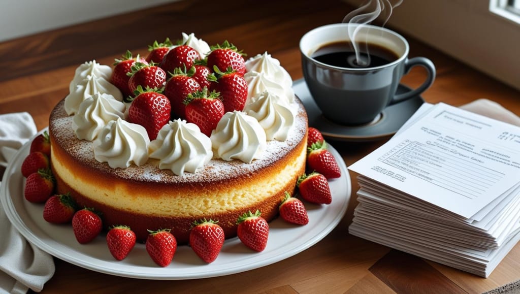250g Flour Vanilla Cake – The Perfect Single Layer for Any Occasion