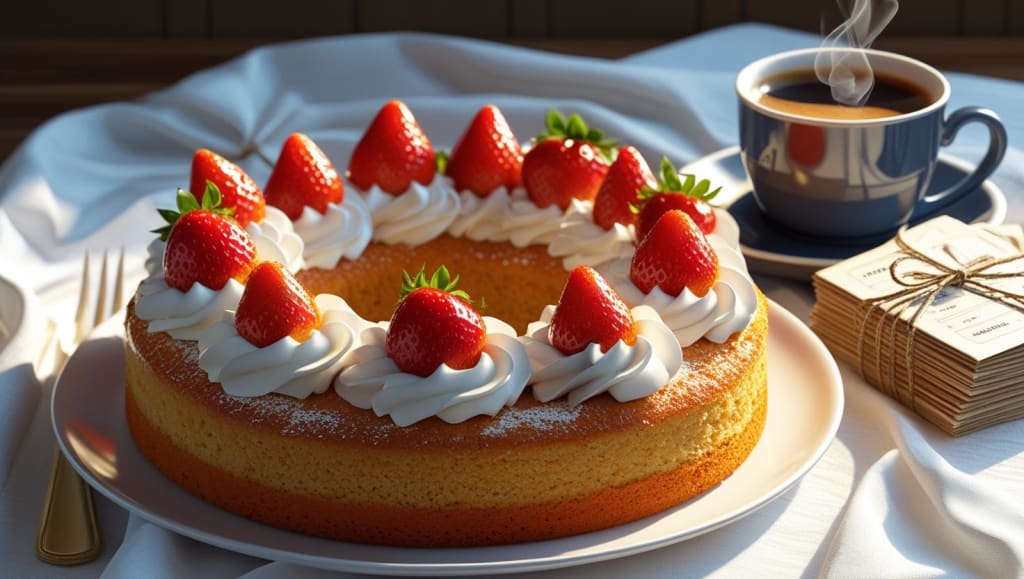 250g Flour Vanilla Cake – The Perfect Single Layer for Any Occasion