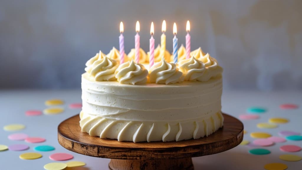 6-Inch Vanilla Cake – Perfect for Small Celebrations