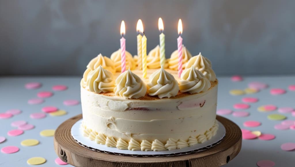 6-Inch Vanilla Cake – Perfect for Small Celebrations