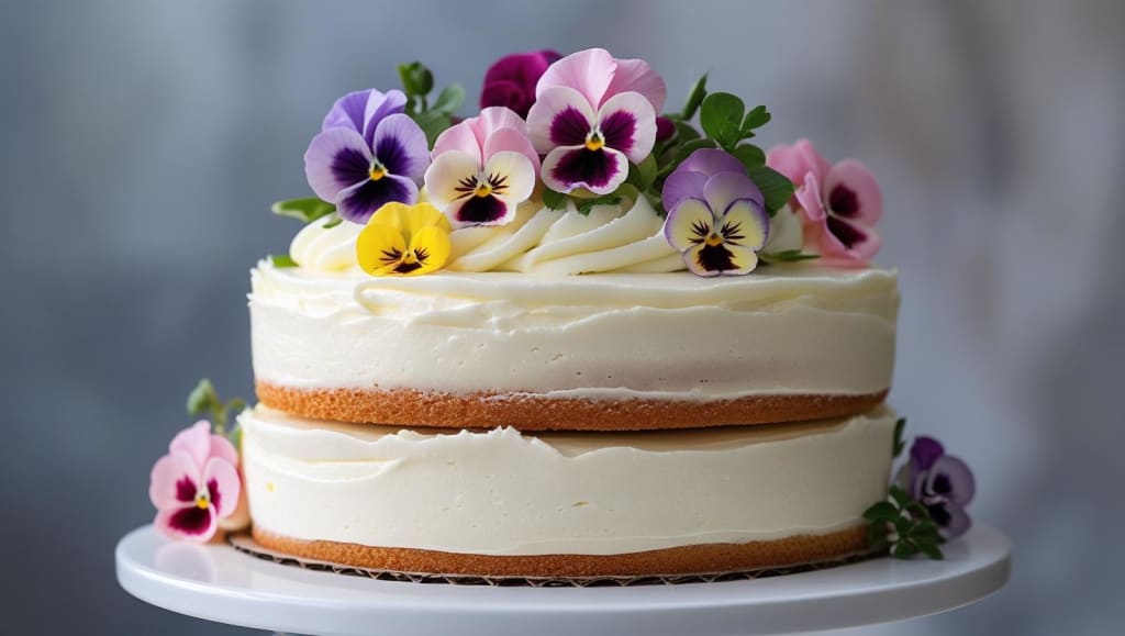Fluffy 6-Inch Vanilla Cake – Light, Elegant, Irresistible