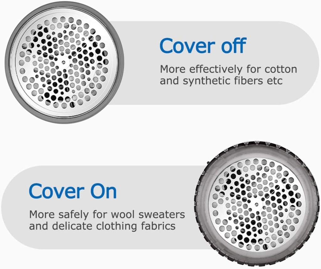BEAUTURAL Fabric Shaver and Lint Remover, Sweater Defuzzer with 2-Speeds