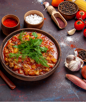 Food industry backdrop