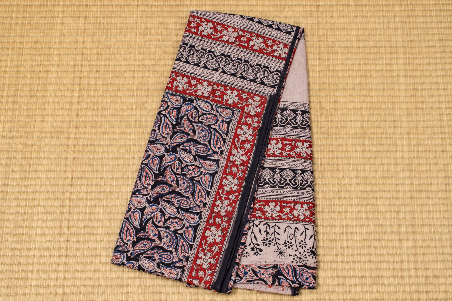 Brown Kalamkari Block Print image 2
