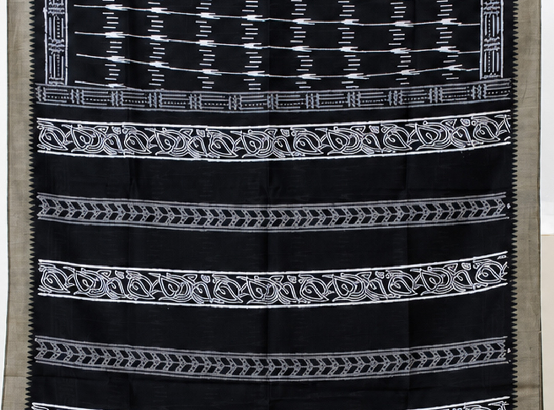 Black White Chanderi image 3