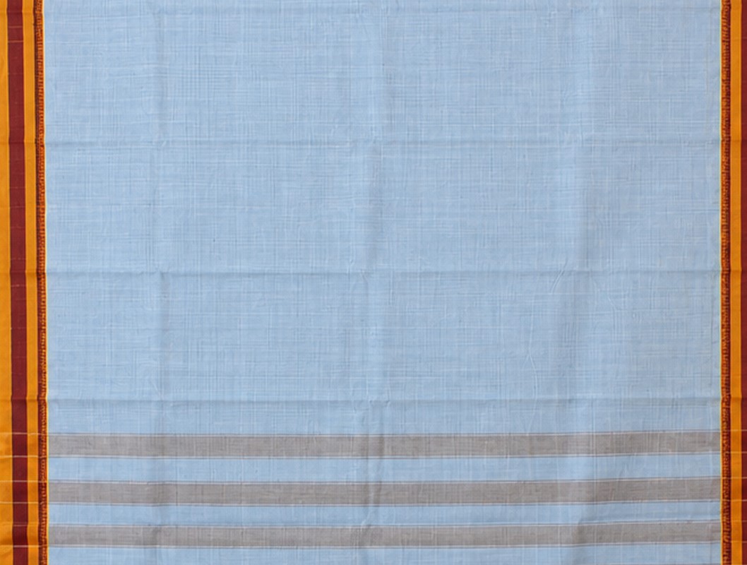 Light Blue Mustard Maroon Border image 3
