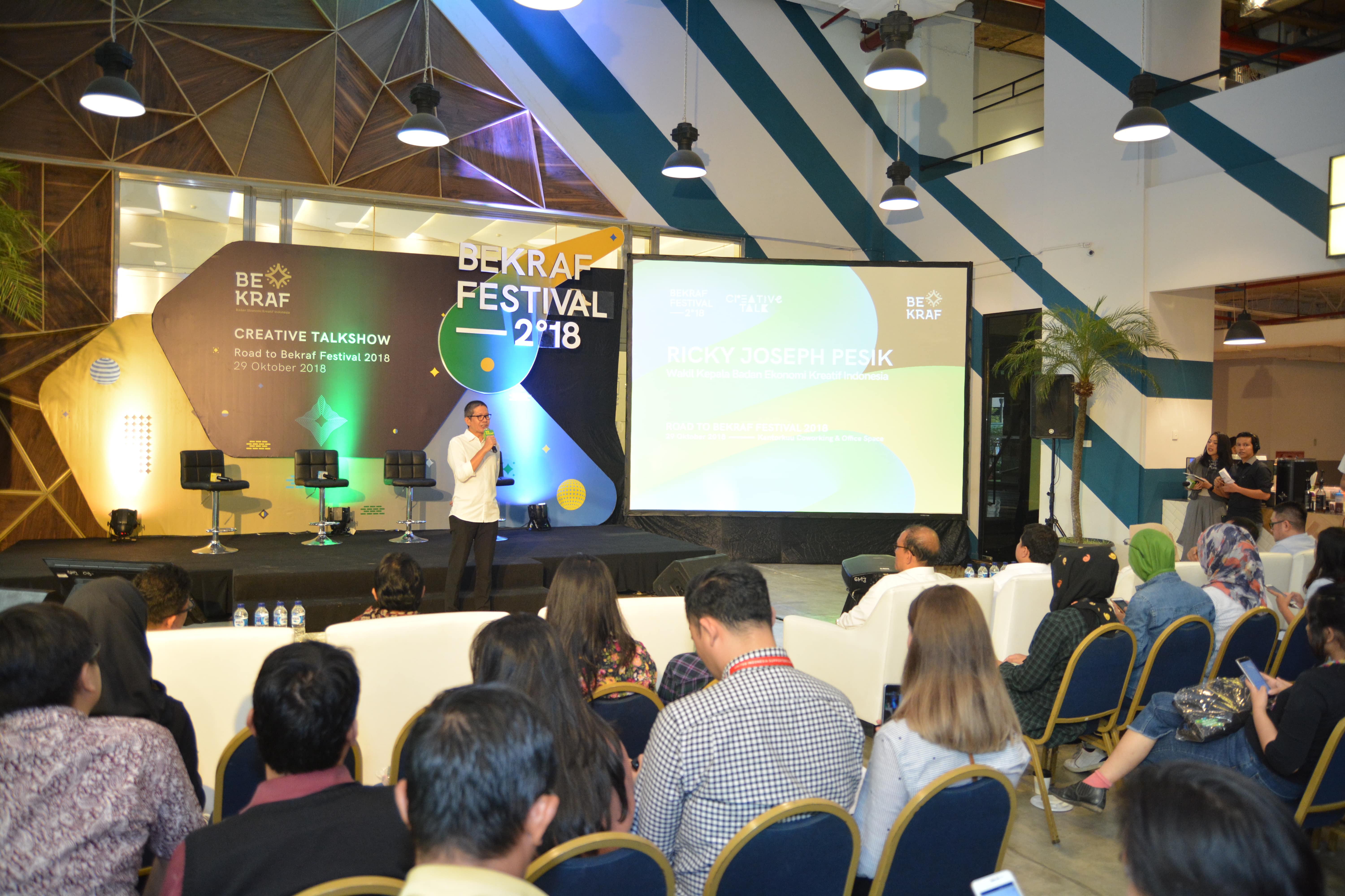Creative Talkshow <br>BEKRAF FESTIVAL 2018