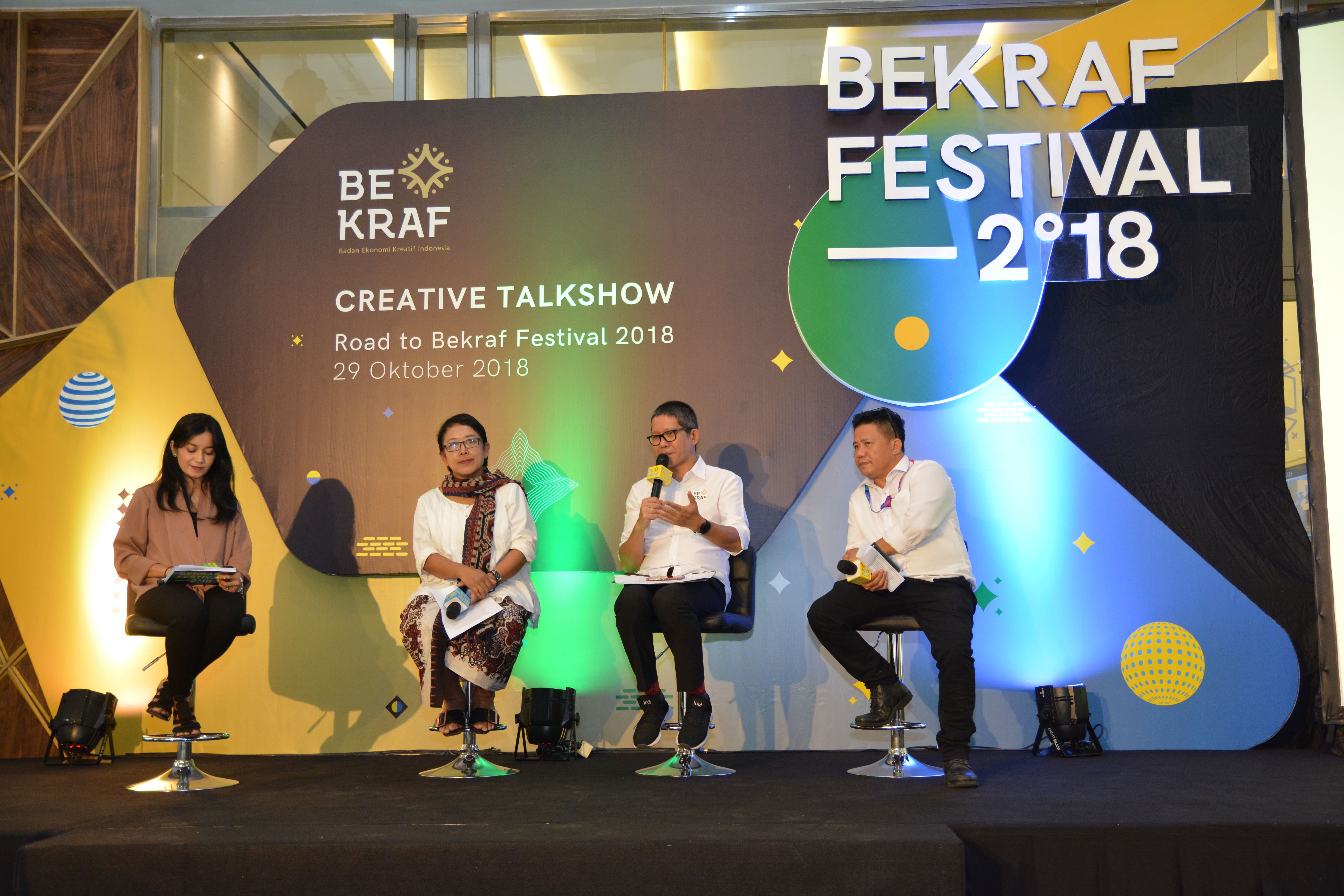 Creative Talkshow <br>BEKRAF FESTIVAL 2018