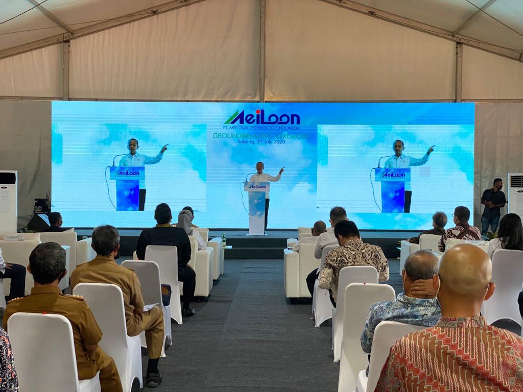 Groundbreaking PT Meiloon Technology Indonesia