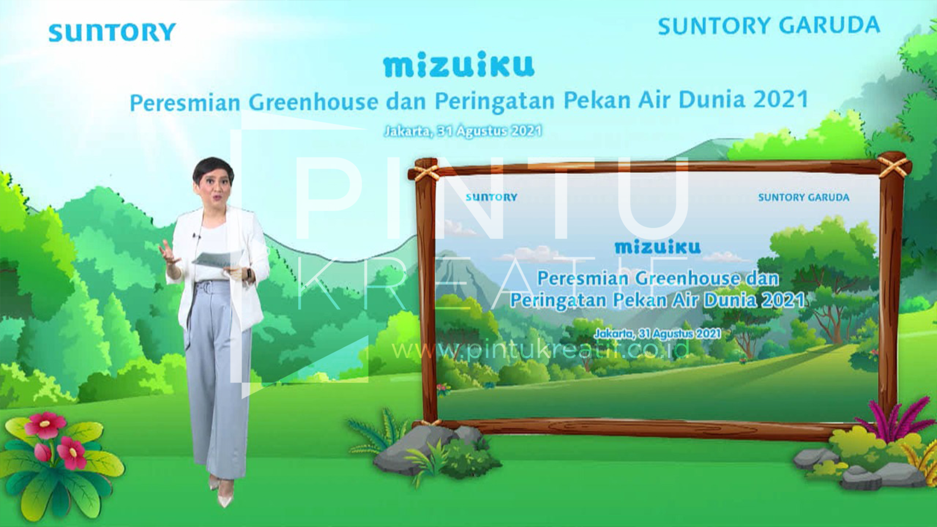 Peresmian Greenhouse dan Peringatan Hari Air Dunia 2021