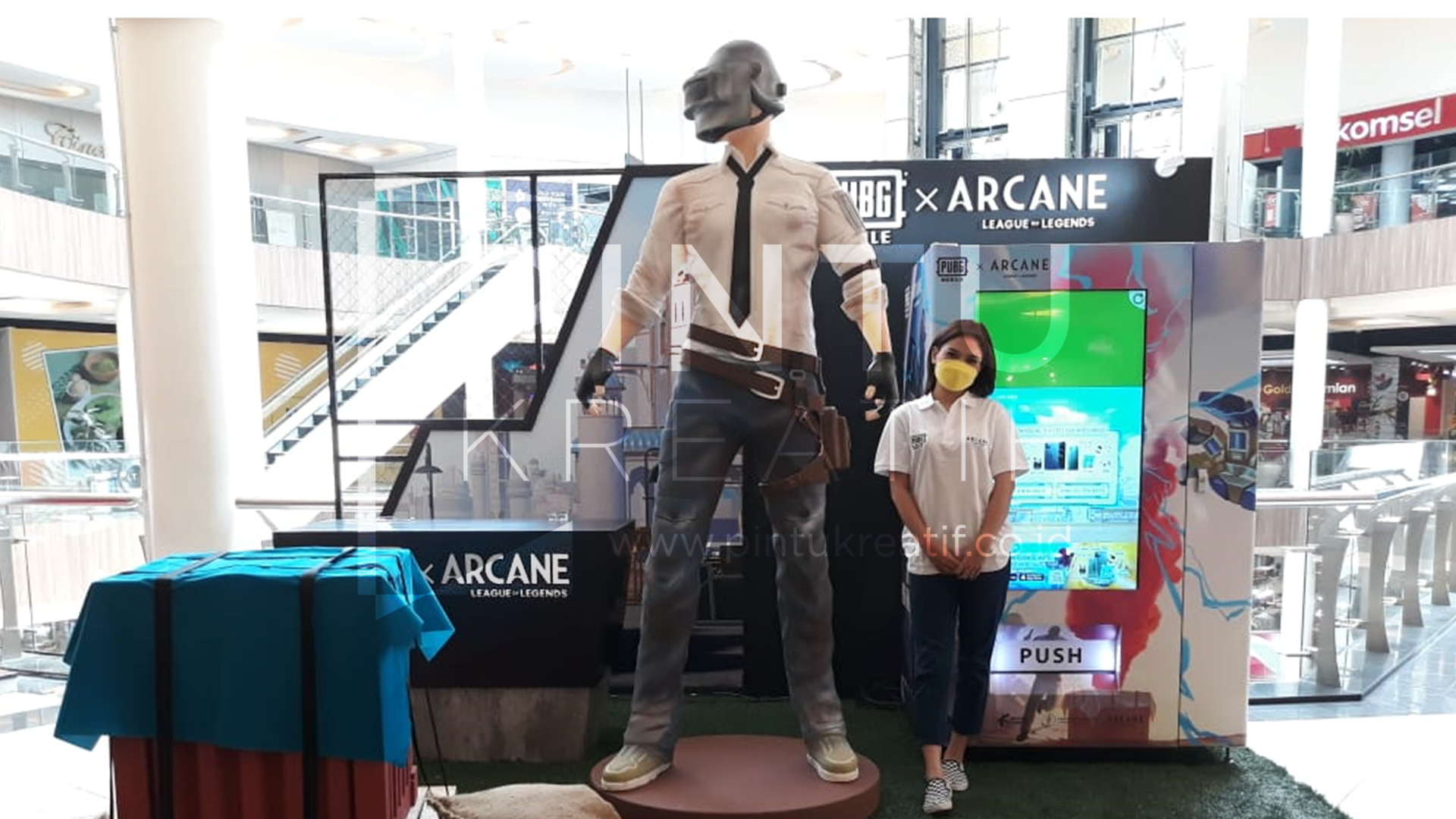 PUBG X Arcane Roadshow Booth Activation in Mall
