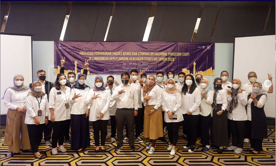 Finalisasi Penyusunan Proses Bisnis dan Standar Operasional Prosedur (SOP) di Lingkungan Deputi Bidang Kebijakan Strategis Tahun 2022