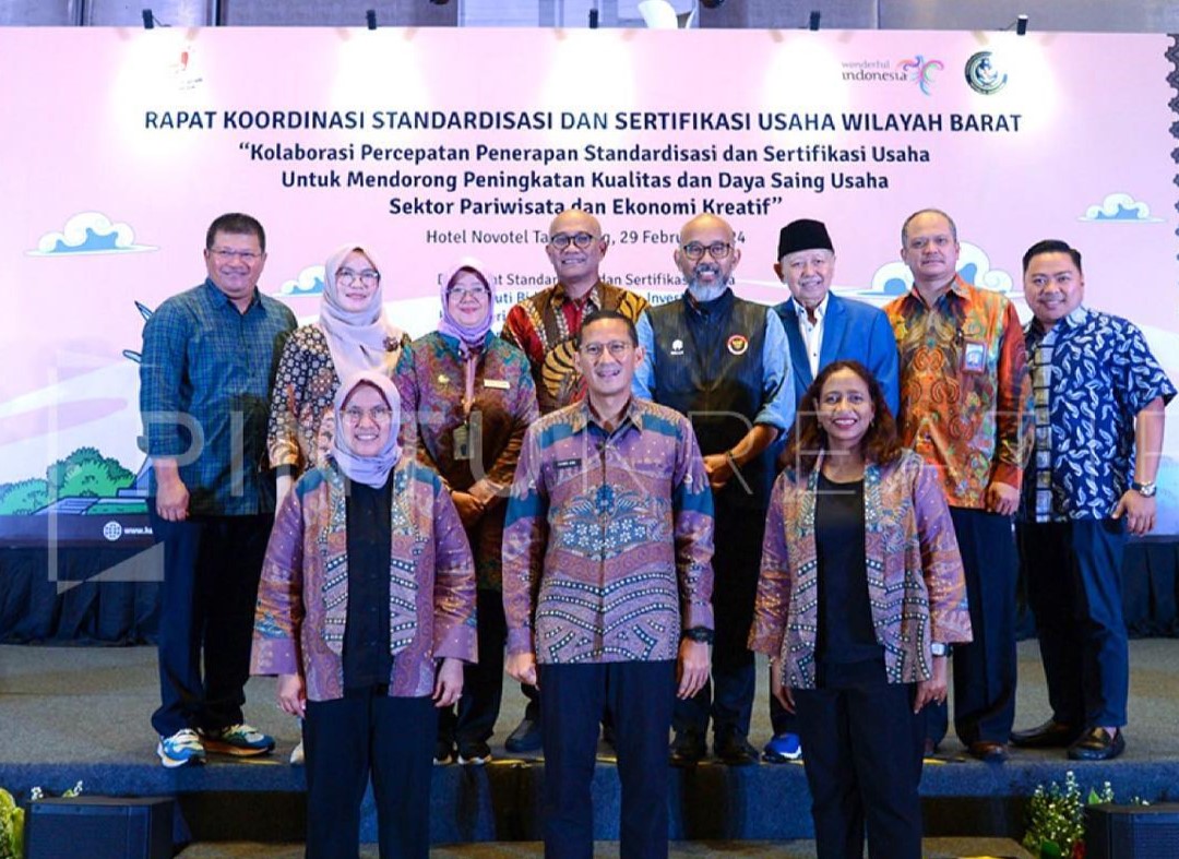 Kemenparekraf: Rapat Koordinasi Standardisasi dan Sertifikasi Usaha Wilayah Barat